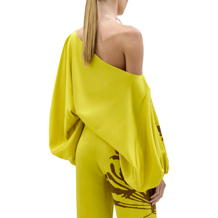 Bellagio Long Sleeve Off-The-Shoulder Blouse image number null