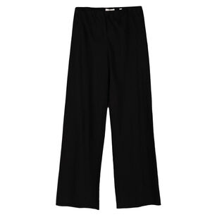 Colette High-Rise Italian Linen Bias Pant
