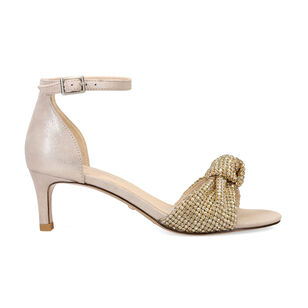 Shaira Shimmer Suede Sandal
