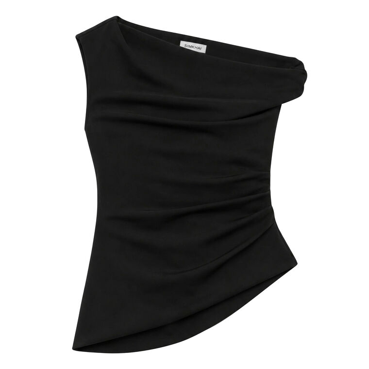 Zerra Draped Top image number null