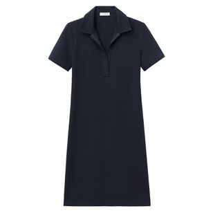 Short Sleeve Polo Mini Dress