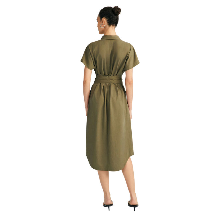Mikala Belted Shirt Dress image number null