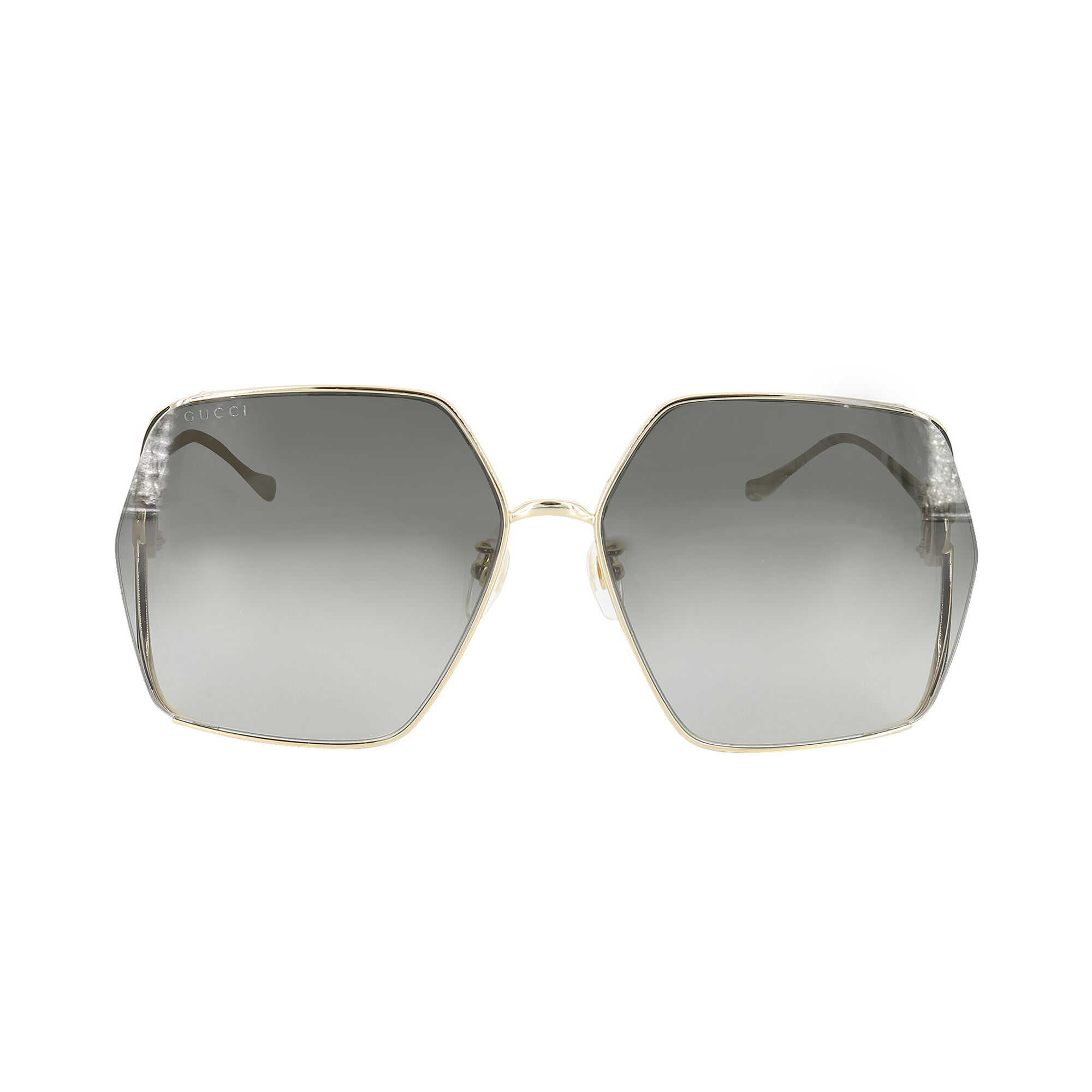 Gucci Square Metal Frame Sunglasses | Tootsies