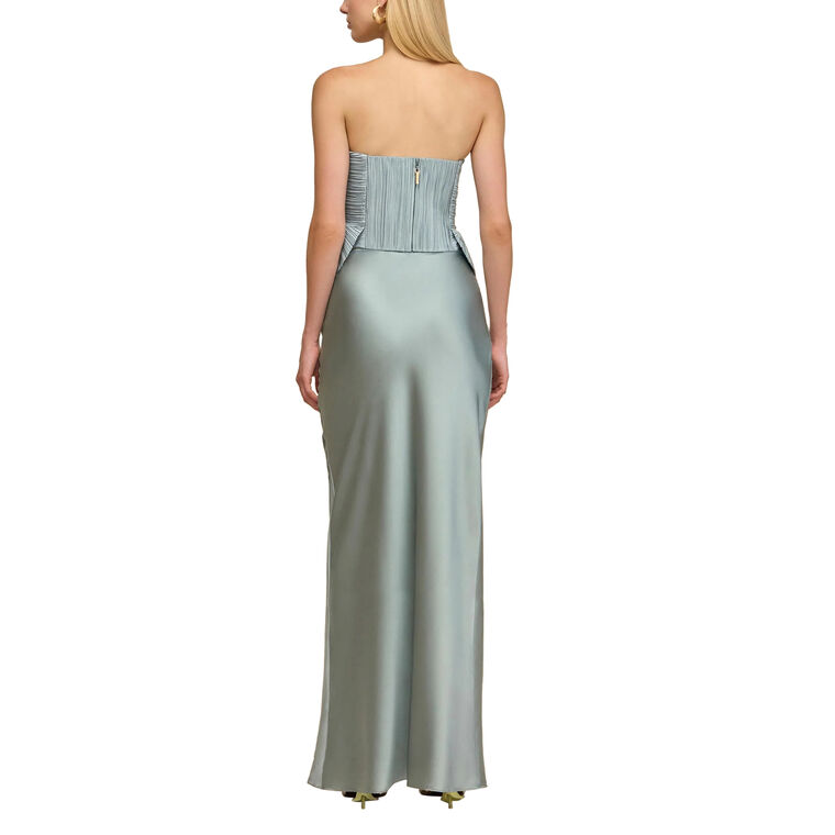 Chantel Silk Bias Maxi Skirt image number null