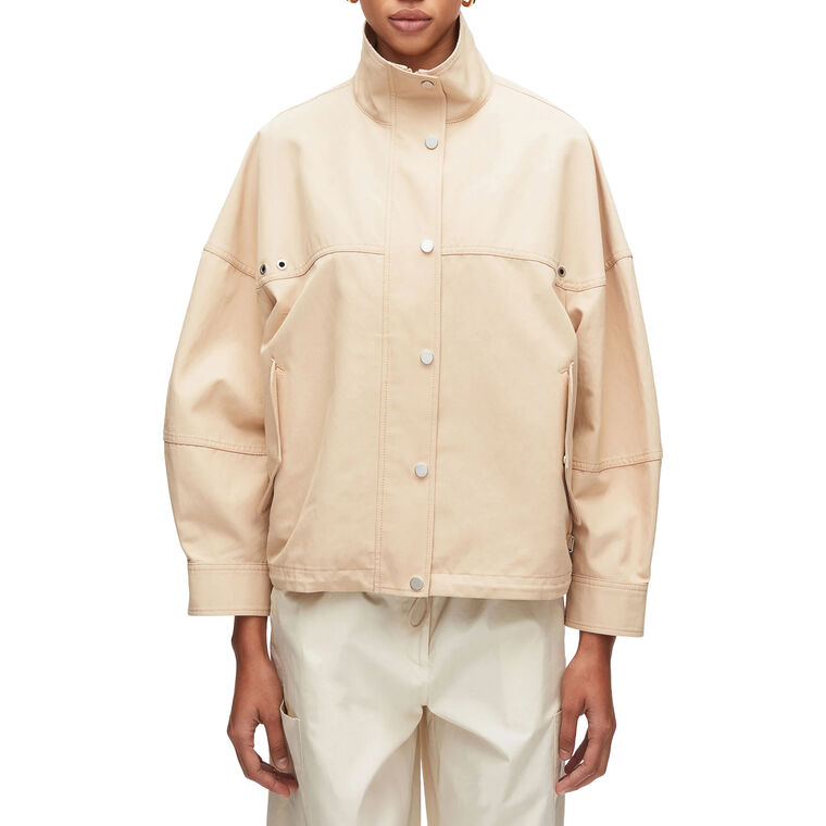 Cropped Utility Balloon Jacket image number null
