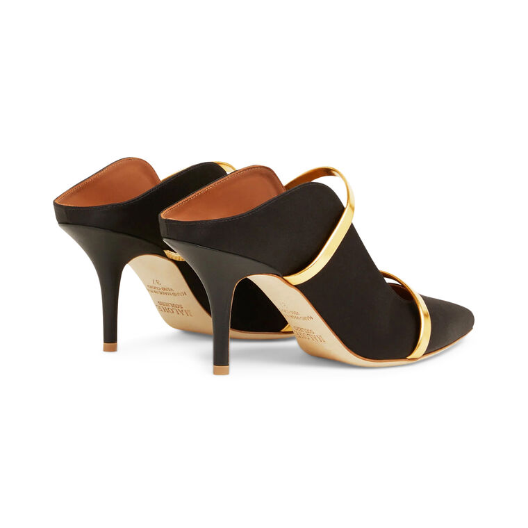 Maureen 70mm Satin Heeled Mule image number null