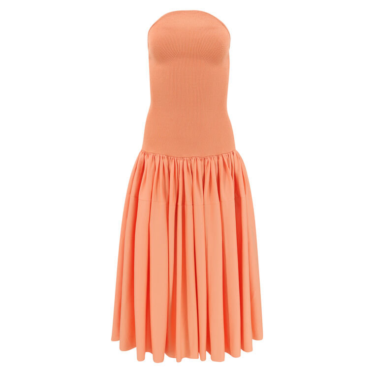 Kamali Knit Bodice Dress image number null