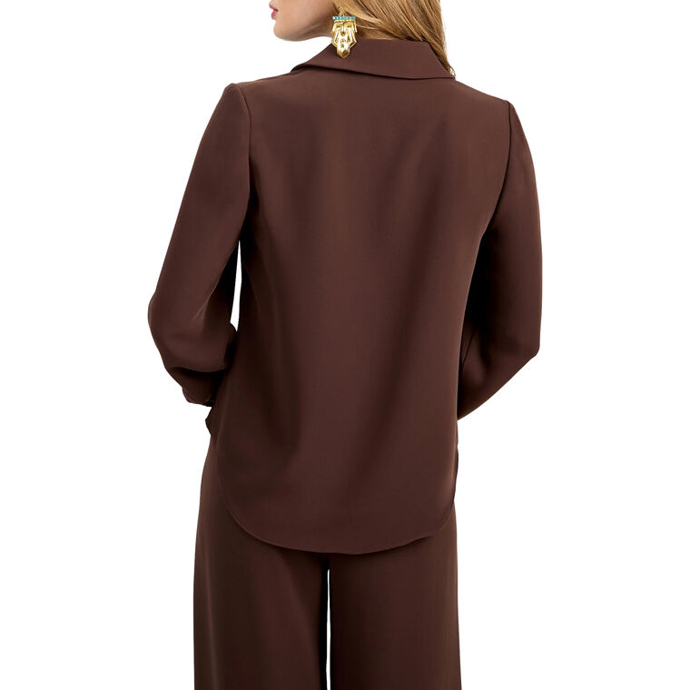 Mistic Long Sleeve Cowl-Neck Top image number null