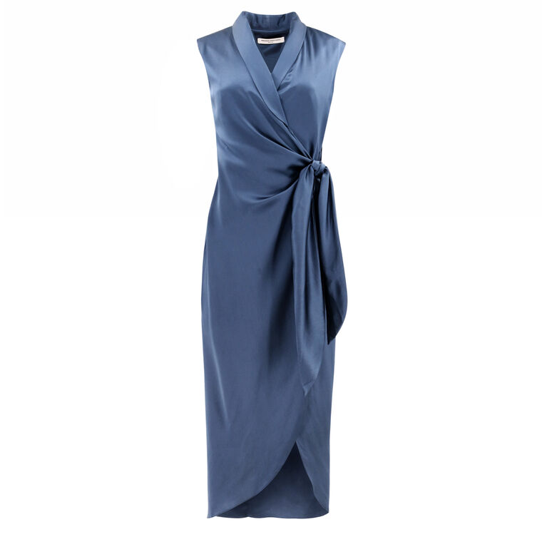 Clara Silk Tie-Waist Maxi Dress image number null