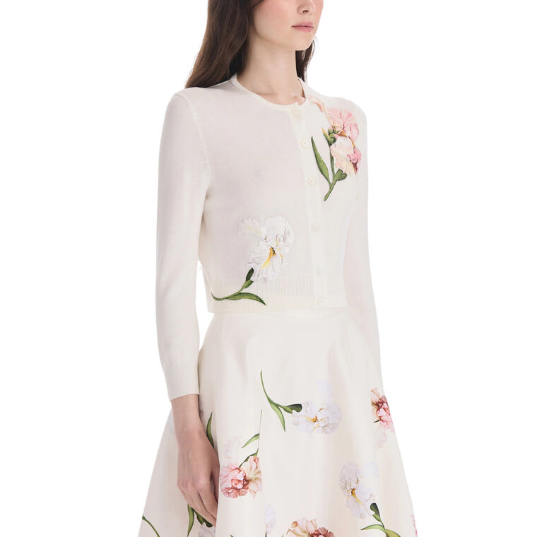 Classic Embroidered Cardigan image number null