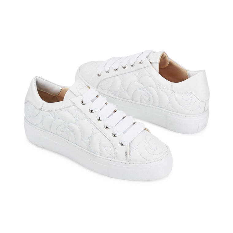 Alisa Floral Quilted Sneaker image number null