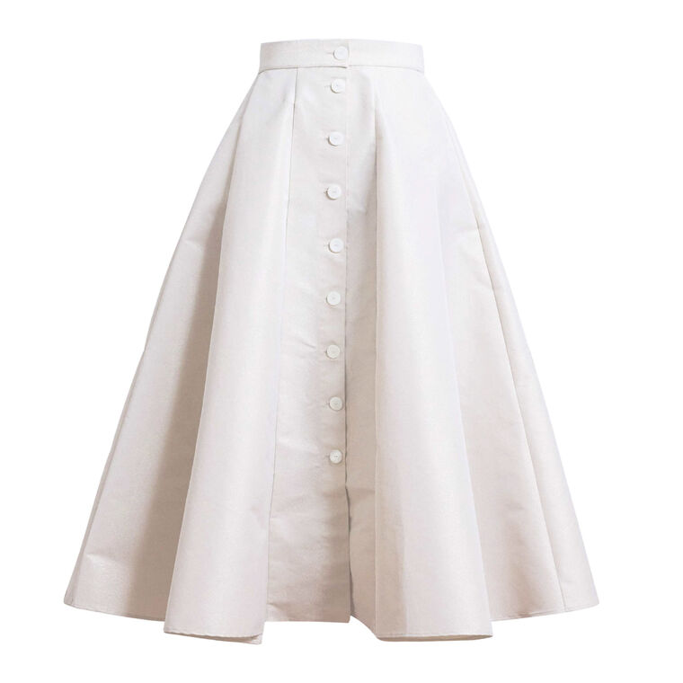 Vessel Sprakle Taffeta Midi Skirt image number null