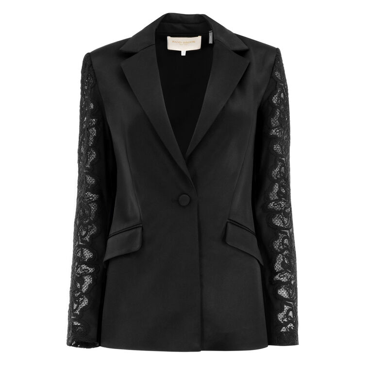 Foxi Lace Blazer image number null