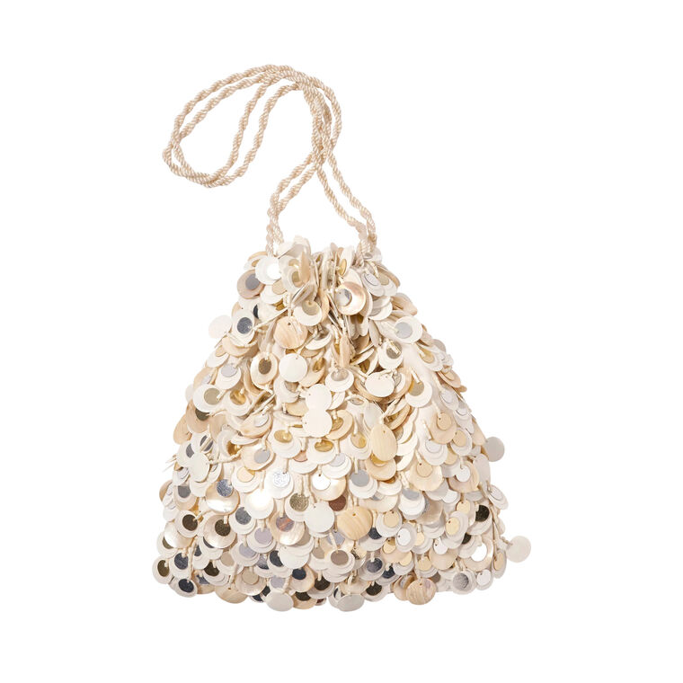 Gala Sequin Disc Evening Bag image number null