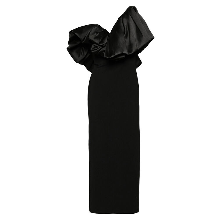 Cassia Ruffle Detail Maxi Dress image number null