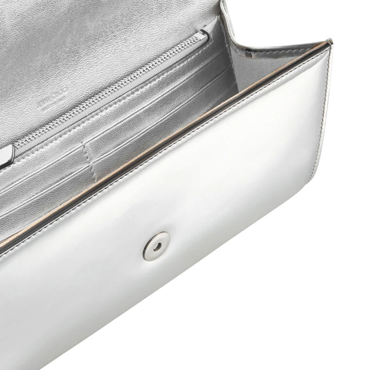 Emmie Mirror Fabric Clutch image number null