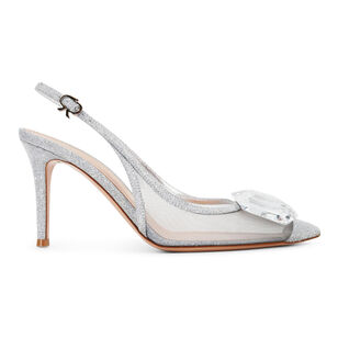 Jaipur 85mm Mesh Slingback Pump