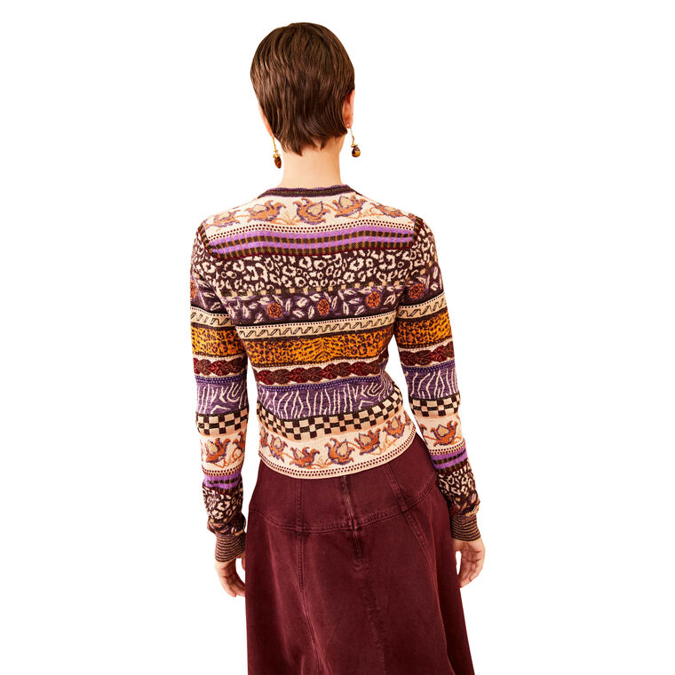 Liza Fair Isle Cardigan image number null