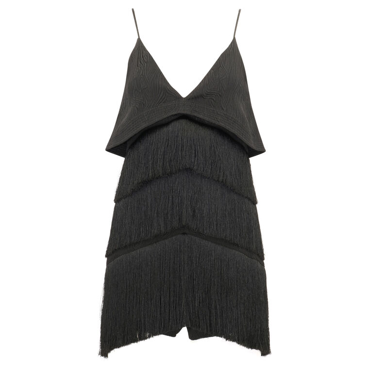 Priya Fringe Romper image number null