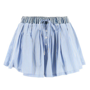 Nash Pleated Mixed Media Shorts