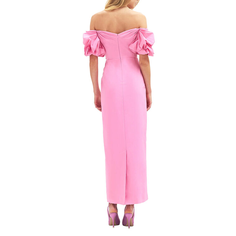 Tess Off-The-Shoulder Puff Sleeve Gown image number null