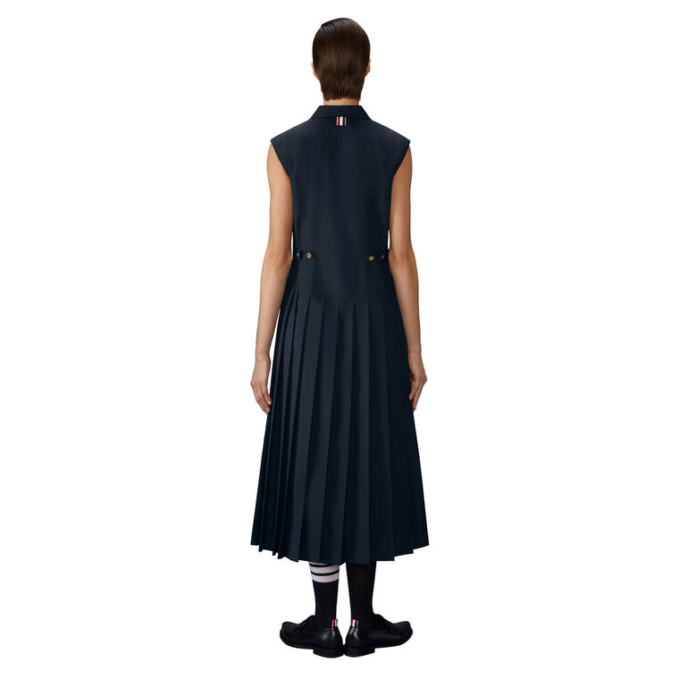 School Uniform Pleated Midi Dress image number null