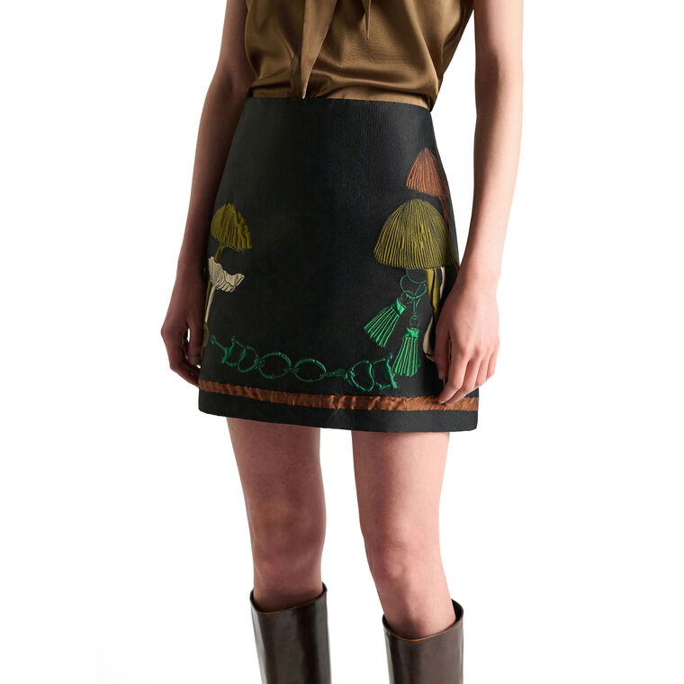 Trippy Garden Skirt image number null