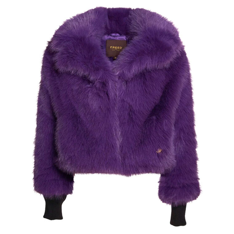 Sawyer Cropped Faux Fur Coat image number null