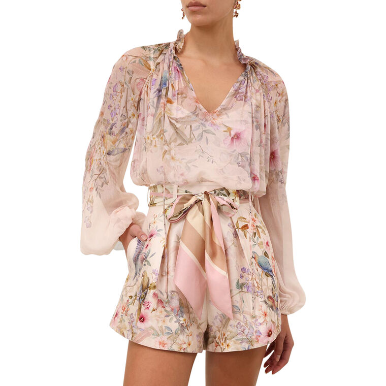 Rebellion Long Sleeve Billow Blouse image number null