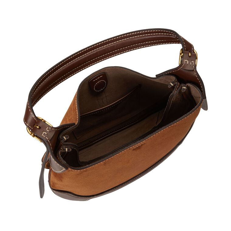 Polo ID Italian Suede Small Shoulder Bag image number null