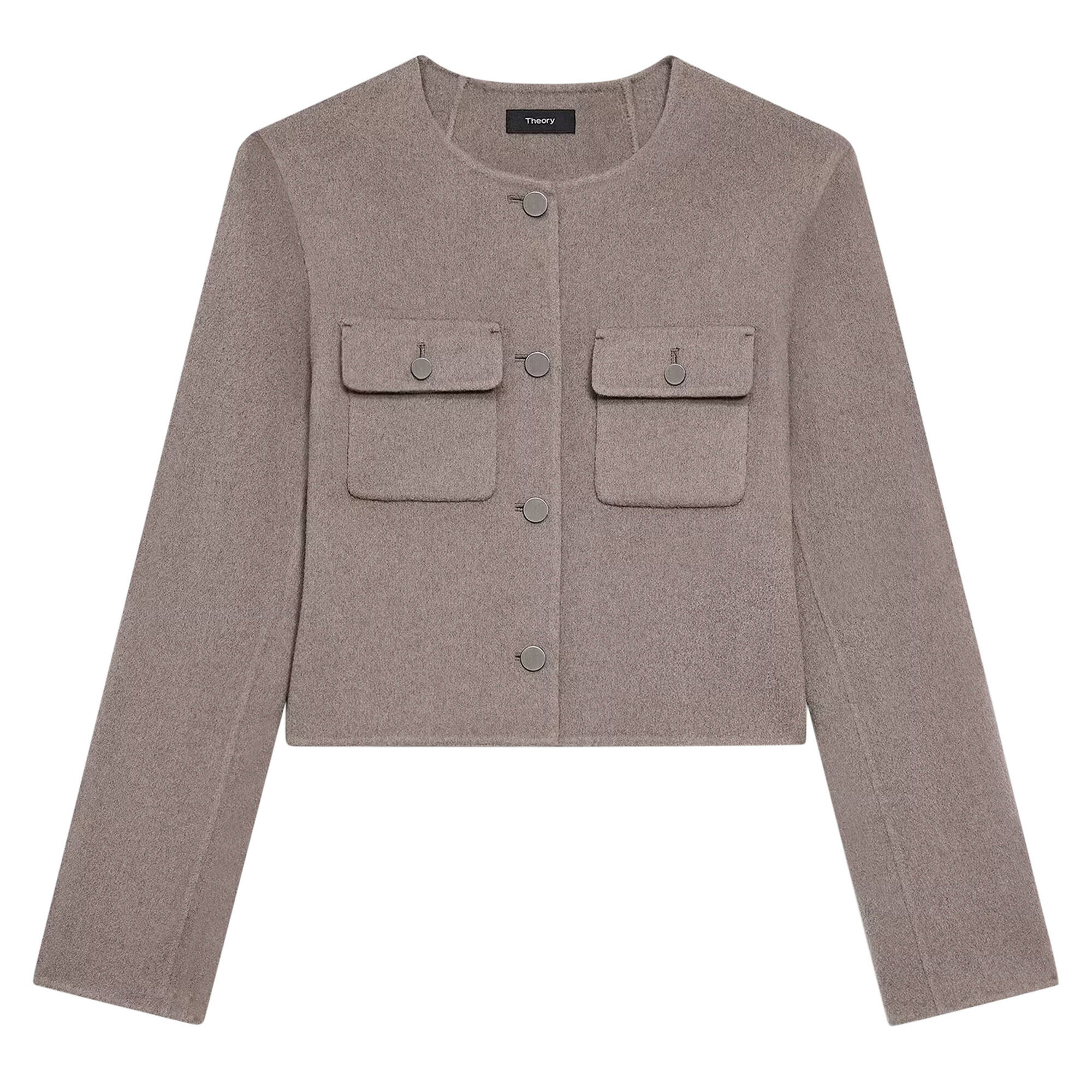 Theory Cardigan Jacket in Double-Face Wool-Cashmere | Tootsies