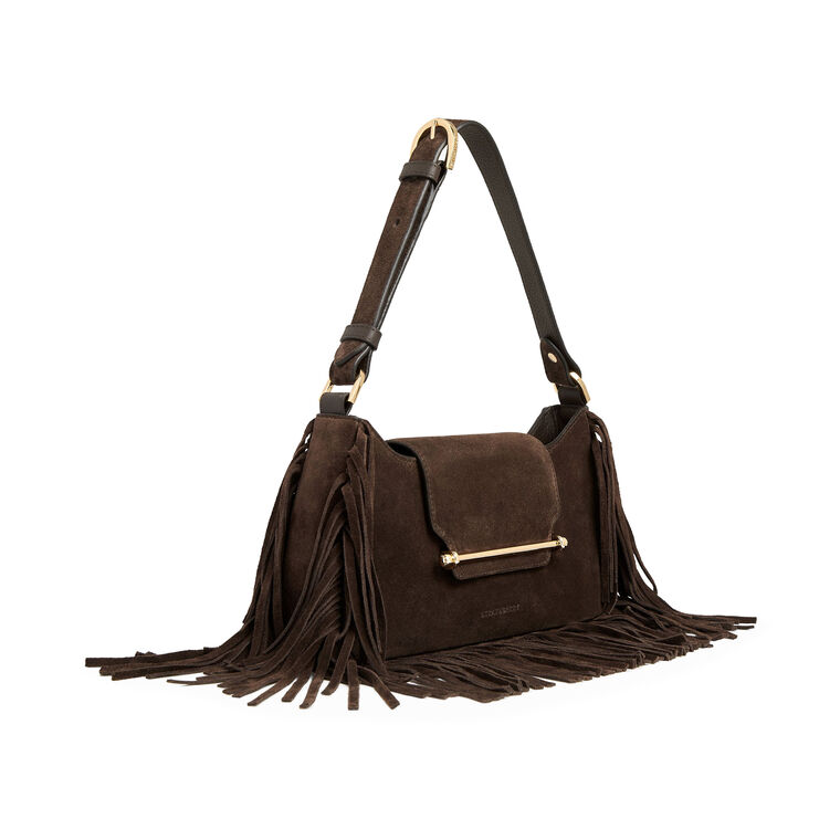 Multrees Suede Shoulder Bag image number null