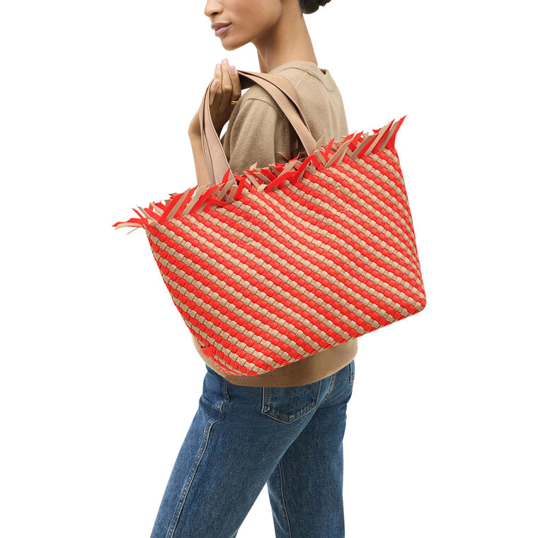 Havana Medium Tote Striped image number null