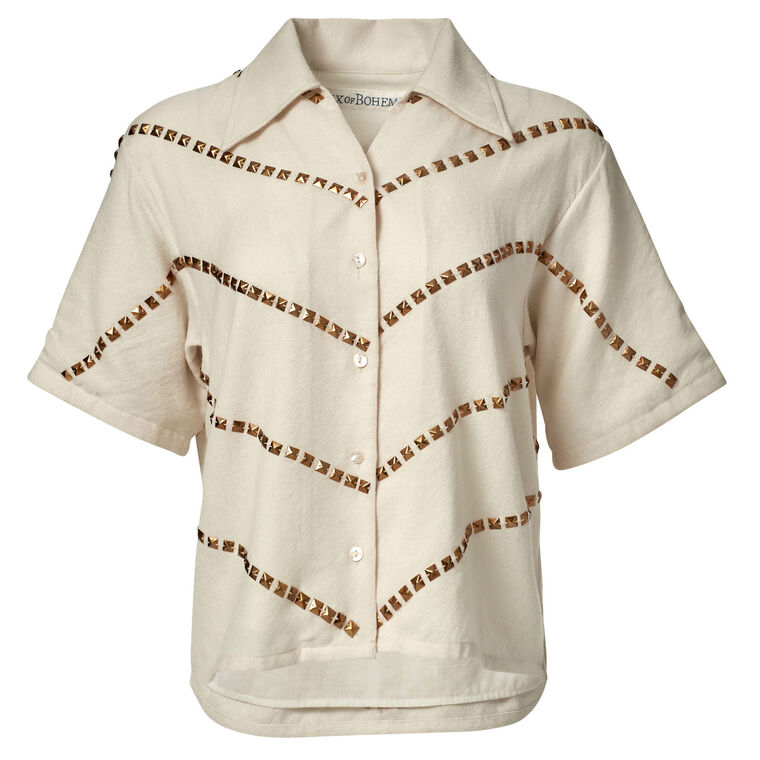 Stevie Studded Shirt image number null