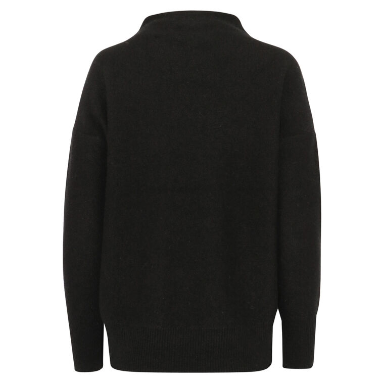 Boiled Funnel Neck Pullover Sweater image number null
