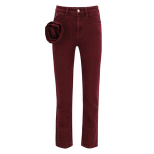 Isa Rose Straight-Leg Jean