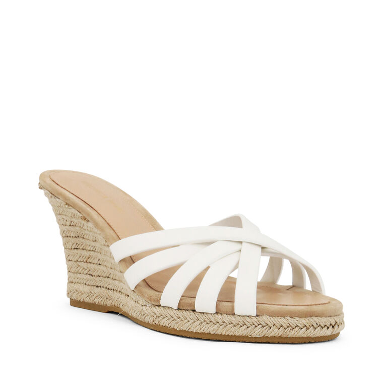 Phylina 90mm Leather Espadrille Wedge Sandal image number null