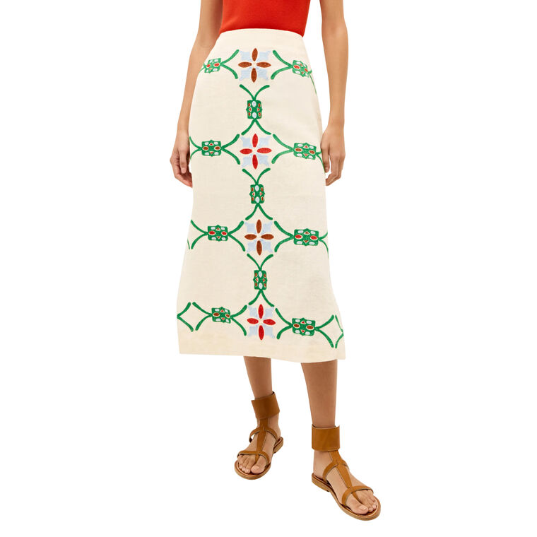 Chandler Midi Pencil Skirt image number null
