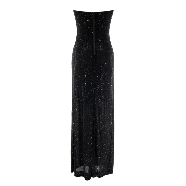 Delora Embellished Strapless Dress image number null