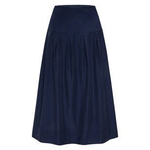 The Margot Pleated Midi Skirt