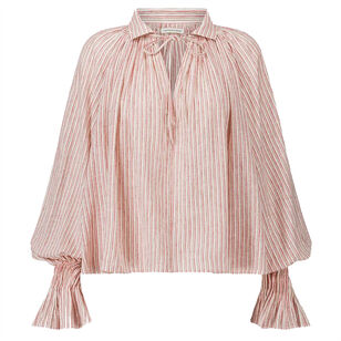 Wheela Long Sleeve High Collar Blouse