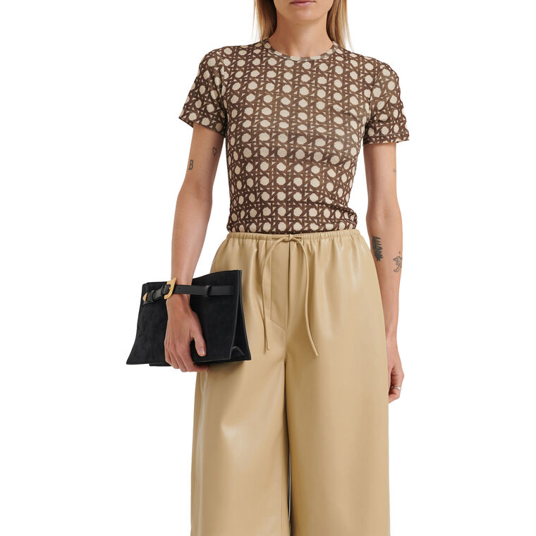 Darcy Printed Short Sleeve Crewneck Top image number null