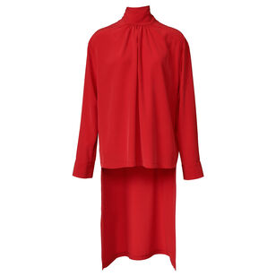 Long Sleeve Turtleneck Blouse
