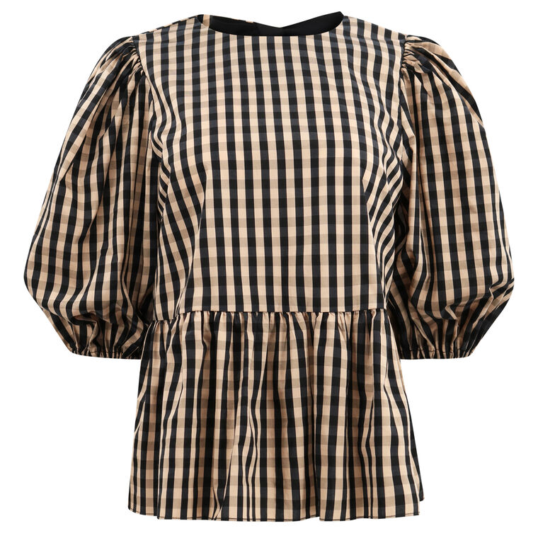 Lenny Gingham Top image number null