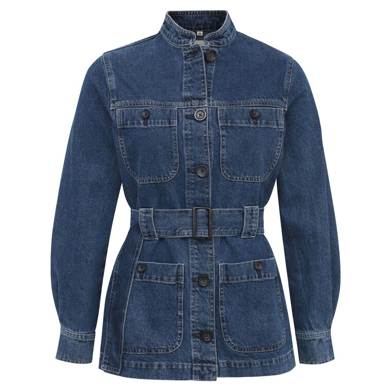 Utility Denim Jacket image number null