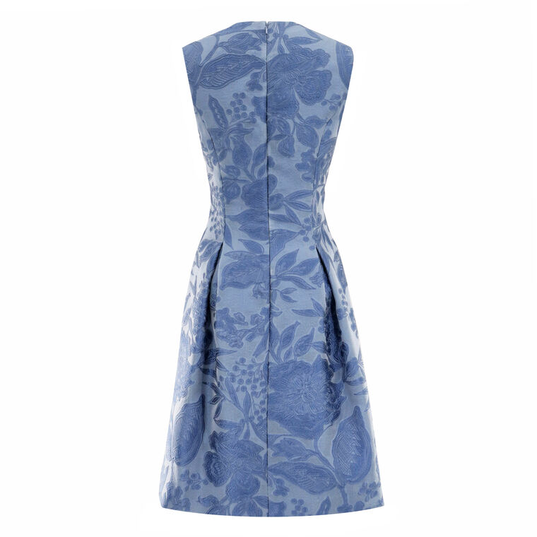 Betsy Sleeveless Floral Fil Coupe Mini Dress image number null