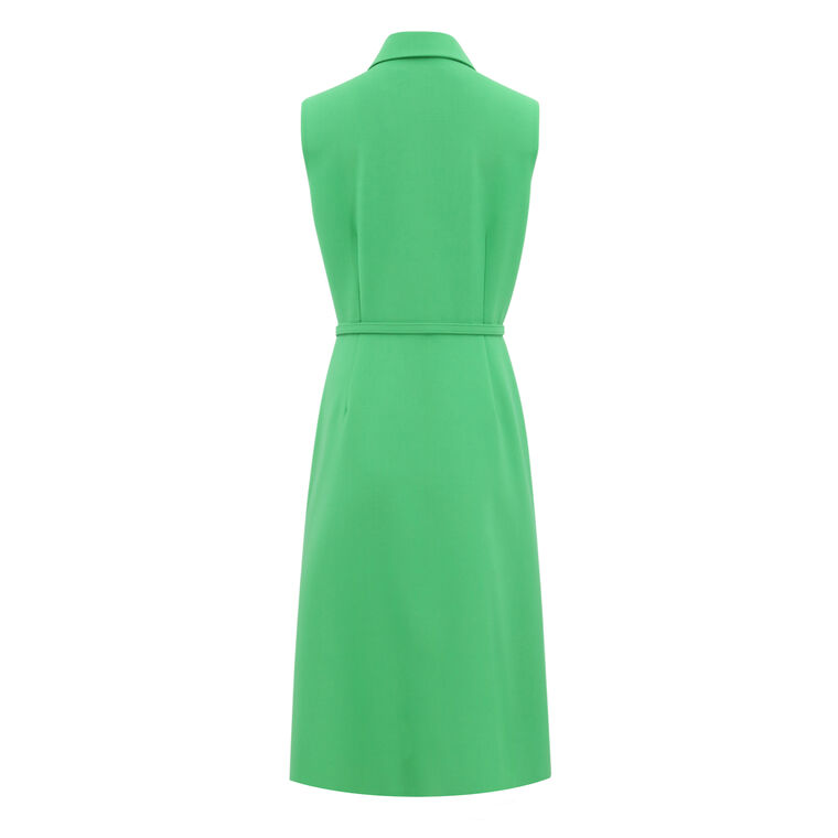 Cactus Button-Detail Belted Midi Dress image number null