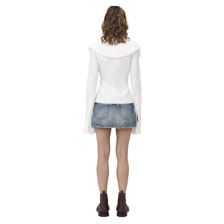 Paper Viscose Plisse Blouse image number null