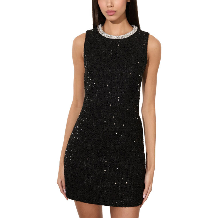 Coley Embellished Slim Fit Mini Dress image number null