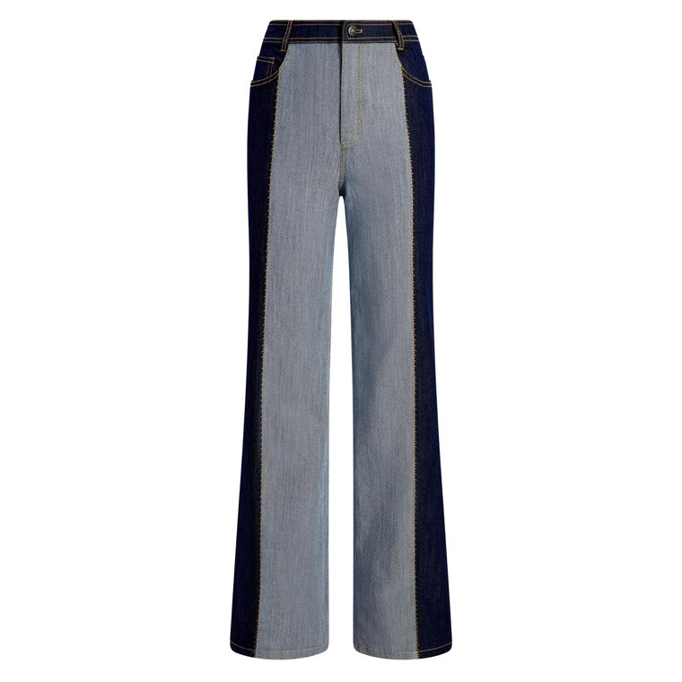Contrast Francine Straight-Leg Jean image number null